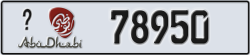 abu dhabi - code - _ - number -78950