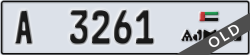 ajman - code - A - number -3261