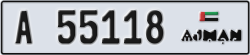 ajman - code - A - number -55118