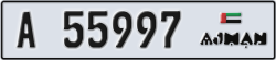 ajman - code - A - number -55997