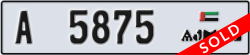 ajman - code - A - number -5875