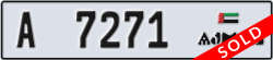 ajman - code - A - number -7192
