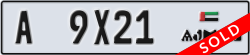 ajman - code - A - number -9X21
