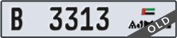 ajman - code - B - number -3234