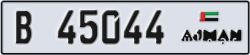 ajman - code - B - number -45044