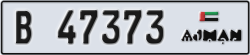 ajman - code - B - number -47294