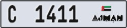 ajman - code - C - number -1411