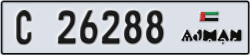 ajman - code - C - number -26209