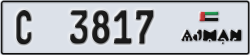 ajman - code - C - number -3817