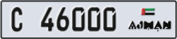 ajman - code - C - number -45921