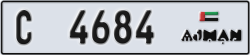 ajman - code - C - number -4684