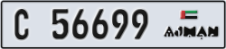 ajman - code - C - number -56699