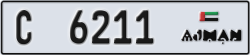 ajman - code - C - number -6211