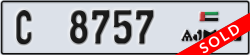 ajman - code - C - number -8757