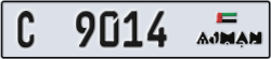 ajman - code - C - number -9014