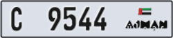 ajman - code - C - number -9544