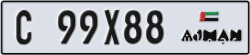 ajman - code - C - number -99X88