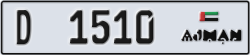 ajman - code - D - number -1510