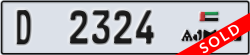 ajman - code - D - number -2324