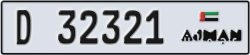 ajman - code - D - number -32242