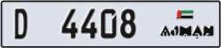 ajman - code - D - number -4408