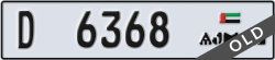 ajman - code - D - number -6368