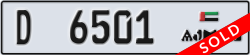 ajman - code - D - number -6501