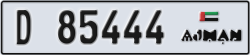 ajman - code - D - number -85444