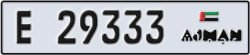 ajman - code - E - number -29333