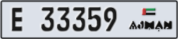 ajman - code - E - number -33359