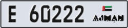 ajman - code - E - number -60222