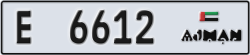 ajman - code - E - number -6612