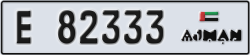 ajman - code - E - number -82333