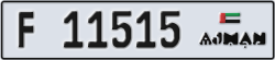ajman - code - F - number -11436