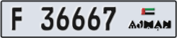 ajman - code - F - number -36667
