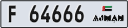 ajman - code - F - number -64587
