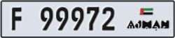 ajman - code - F - number -99972