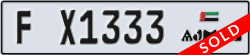 ajman - code - F - number -X1333