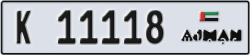 ajman - code - K - number -11039