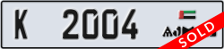 ajman - code - K - number -2004