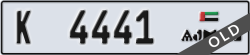 ajman - code - K - number -4441