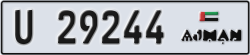 ajman - code - U - number -29244