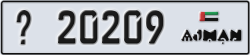 ajman - code - _ - number -20209