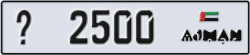 ajman - code - _ - number -2500