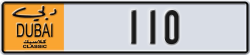 dubai classic - code - NOC - number -110