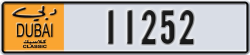 dubai classic - code - NOC - number -11252