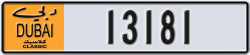dubai classic - code - NOC - number -13181