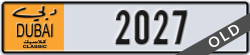 dubai classic - code - NOC - number -2027