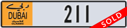 dubai classic - code - NOC - number -211