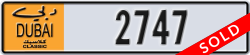 dubai classic - code - NOC - number -2747